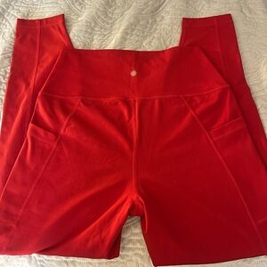 Red Yogalicious Leggings
